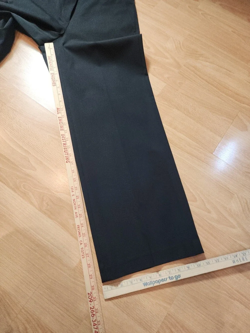 NWT J. Crew Remy Black Pants Full Length Wide Leg Highrise Cotton Blend Size 8